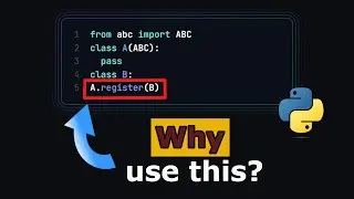 Why Python Developers use Virtual Subclasses?