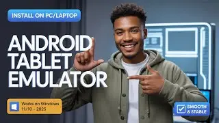 How to Install Android Tablet Emulator on PC/Laptop (2025) | Works on Windows 11/10