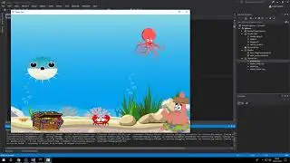 OpenGL Underwater 2D Scene