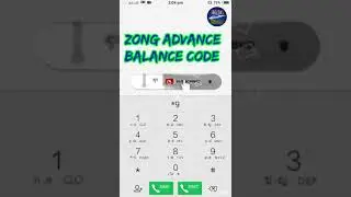 zong advance balance code|how to zong advance balance
