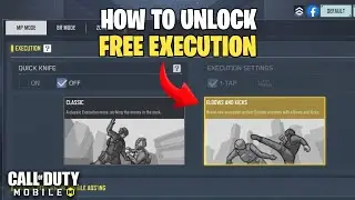 How to Unlock FREE EXECUTION in COD Mobile | New Finisher Move 