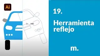 19. Herramienta Reflejo: Cómo rotar, reflejar y escalar | Adobe Illustrator