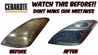 Headlight Permanent Restoration Cerakote Ceramic Kit  - How To DIY With Tips