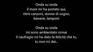 Bruno Lauzi - Onda su onda (testo)