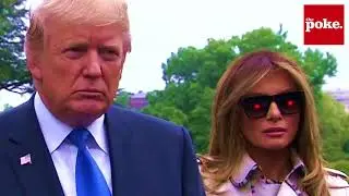 Melania has left Donald Trump and been replaced by something from the future