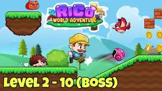 Super Rico World Level 2 to Level 10 (Boss) Gameplay Walkthrough