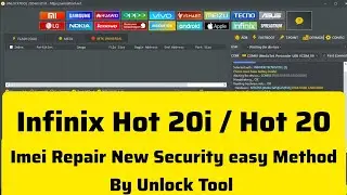 Infinix Hot 20i/Hot 20 Imei Repair New Security By Unlock Tool