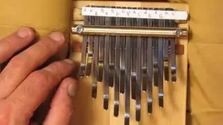 Русская калимба -- как играть ?