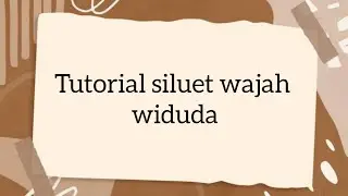Tutorial Photoshop - Cara Membuat Siluet Wajah Wisuda Diphotoshop || NATASYA PUSPITA KARIN 1PMI1