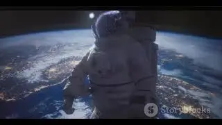 Drifting astronaut