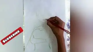 Drawing Elsa in a new Style. Easy Sketch