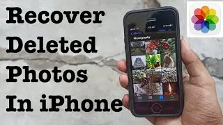 How to RECOVER DELETED photos in iphone | iHARI