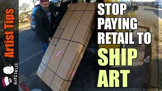 Stop Paying Retail For Shipping Your Art In The US