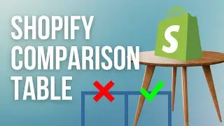 FREE Shopify Comparison Table Section - Easy Install [Code Included]