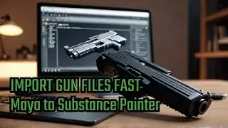 how to export maya file to substance painter | substance painter tutorial beginner