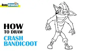 How to Draw Crash Bandicoot