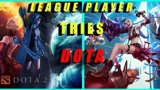 Reacting to a league player playing Dota 2