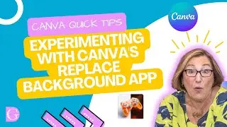 Experimenting with Canva's New Replace Background App