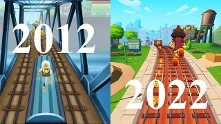 Subway Surfers 2012 Vs Subway Surfers 2022