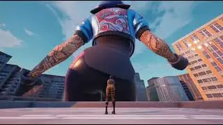 Giantess Lynx Shows big ass a tiny headhunter