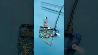 servo motor position control with Arduino and IR proximity sensor 
