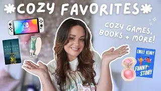 recent cozy favorites ౨ৎ | cozy games, books, makeup, skincare, home & more!