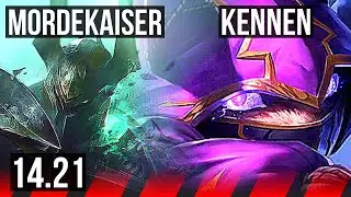 MORDEKAISER vs KENNEN (TOP) | KR Diamond | 14.21