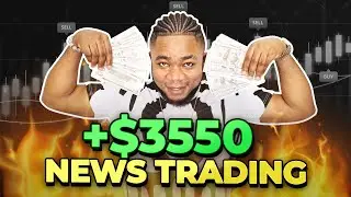 How I Made $3000 In 5 Seconds Trading The NFP News Release | The Straddle News Strategy FX305