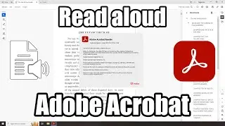 Read Aloud in Adobe Acrobat