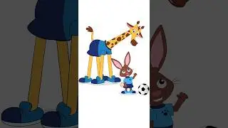 ⚽Unser Kopfball-Spieler: Die Giraffe & Flügelflitzer: Der Hase! - EM der Tiere | Sing Kinderlieder