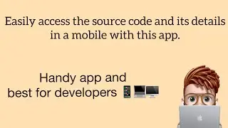 How to view source code of a website in mobile | Search and view source code of webpages