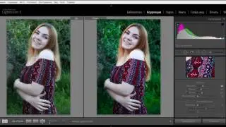 Photoshop быстрая цветокоррекция тонировка в lightroom