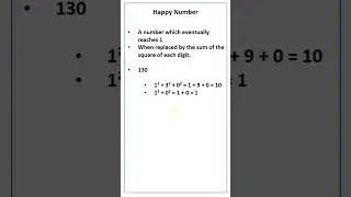 Happy number