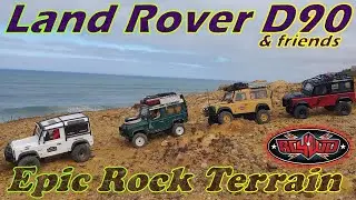 Epic Rock Terrain - Land Rover D90 & friends
