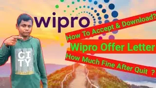How To Accept And Download Wipro Offer Letter || #wipro_offer_letter || #wipro #wilp #wiprowilp ||