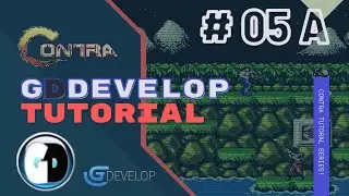 Gdevelop FREE VISUAL Game Engine: CONTRA Tutorial #05-A - Camera Follow with Layers