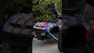 GoPro + Gimbal  E-Revo 2.0#shorts #youtubeshorts #dj_tracker #traxxas #top #new