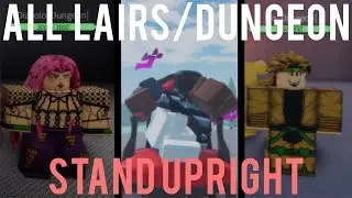 [Stand Upright] All Lairs/Dungeons Quest Location! | Roblox