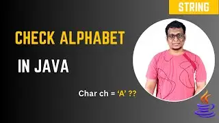 Check Whether a Character is an Alphabet or Not