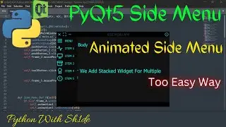 PyQt5: The Easiest Way To Make Side Menus With Animation!