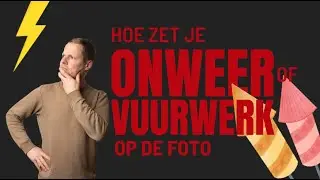 Onweer vuurwerk
