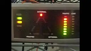 WatchGuard Firebox II front panel LEDs