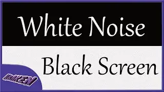 White Noise Black Screen | Relax, Sleep, Study, Focus | 10 Hours
