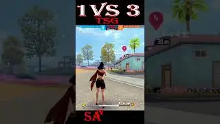 1Vs3 Only One Tap Headshot 😱 || Garena Free Fire || TSG Short ||