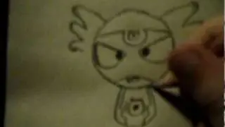 Drawing my Keronian OC, Eyeroro