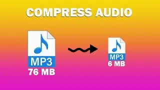 How to Compress mp3 Audio Files | Reduce Audio size Without Losing Quality | mp3 Compressor
