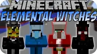 Minecraft ELEMENTAL WITCH MOD 2 (Water Witch, Dark Witch) [Deutsch]