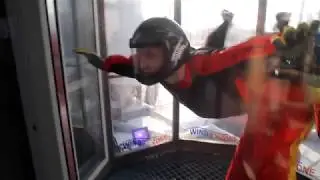 Первый полет в аэро трубе!