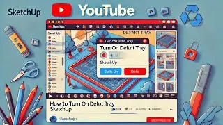How to use default tray in sketch up