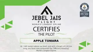 Conquering The World's Longest Zipline - Certified By Guiness World Records 2018